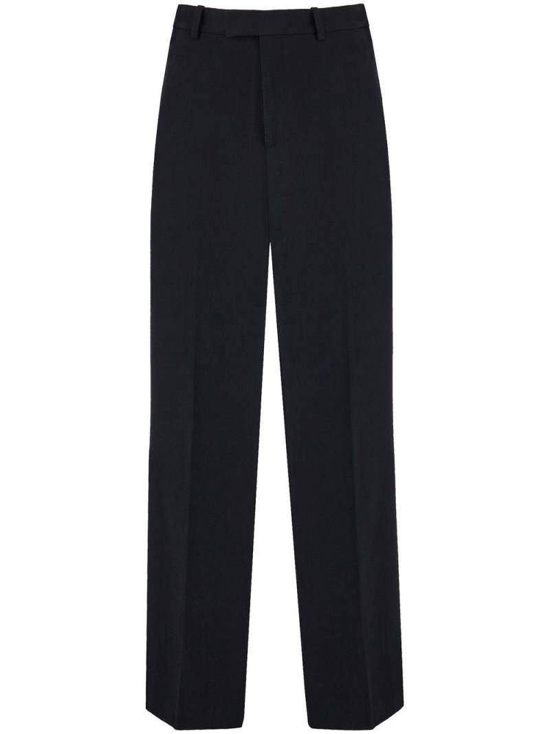 Ferragamo satin-insert tailored trousers - Black von Ferragamo