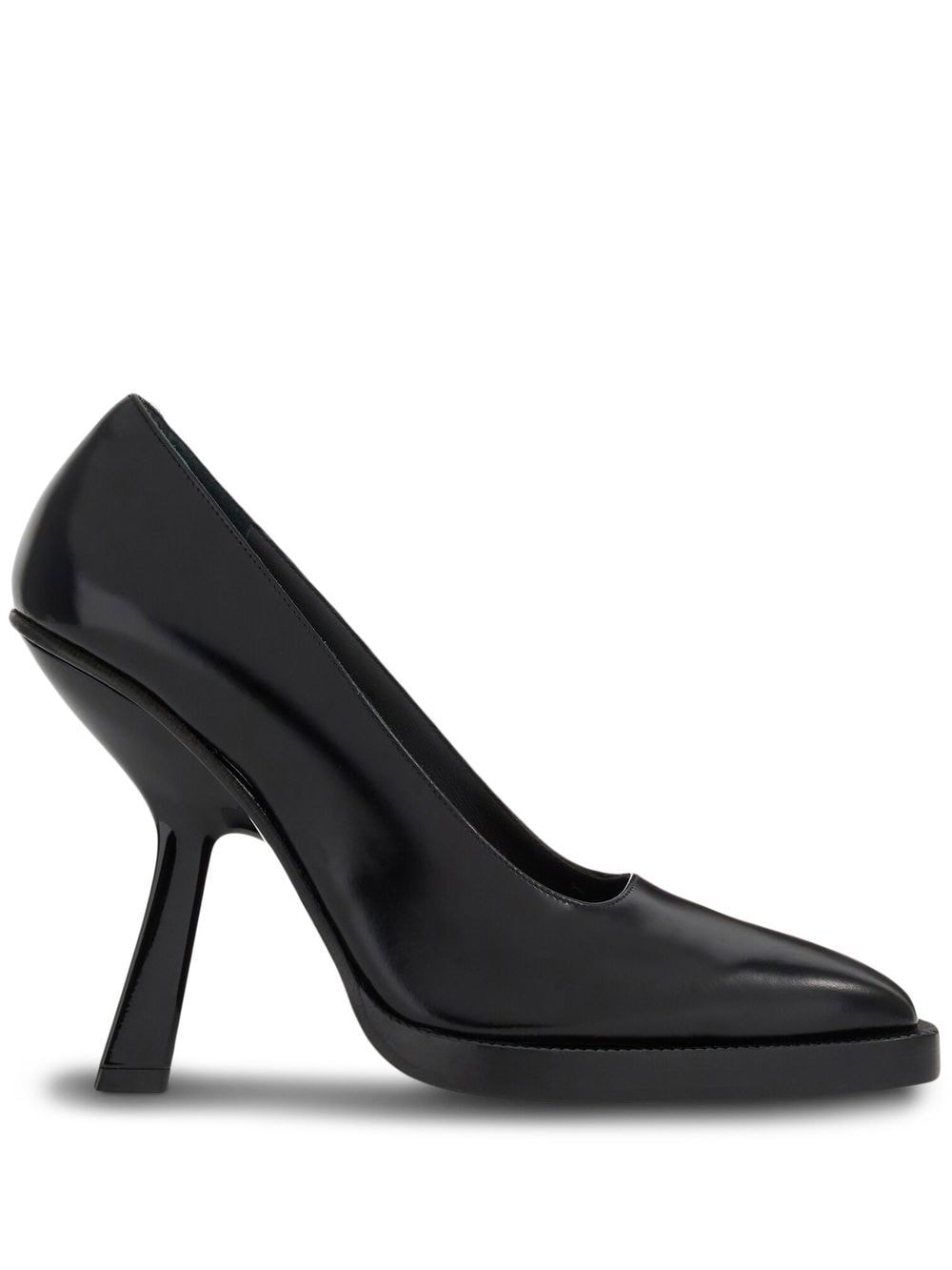 Ferragamo shaped-high-heel pumps - Black von Ferragamo