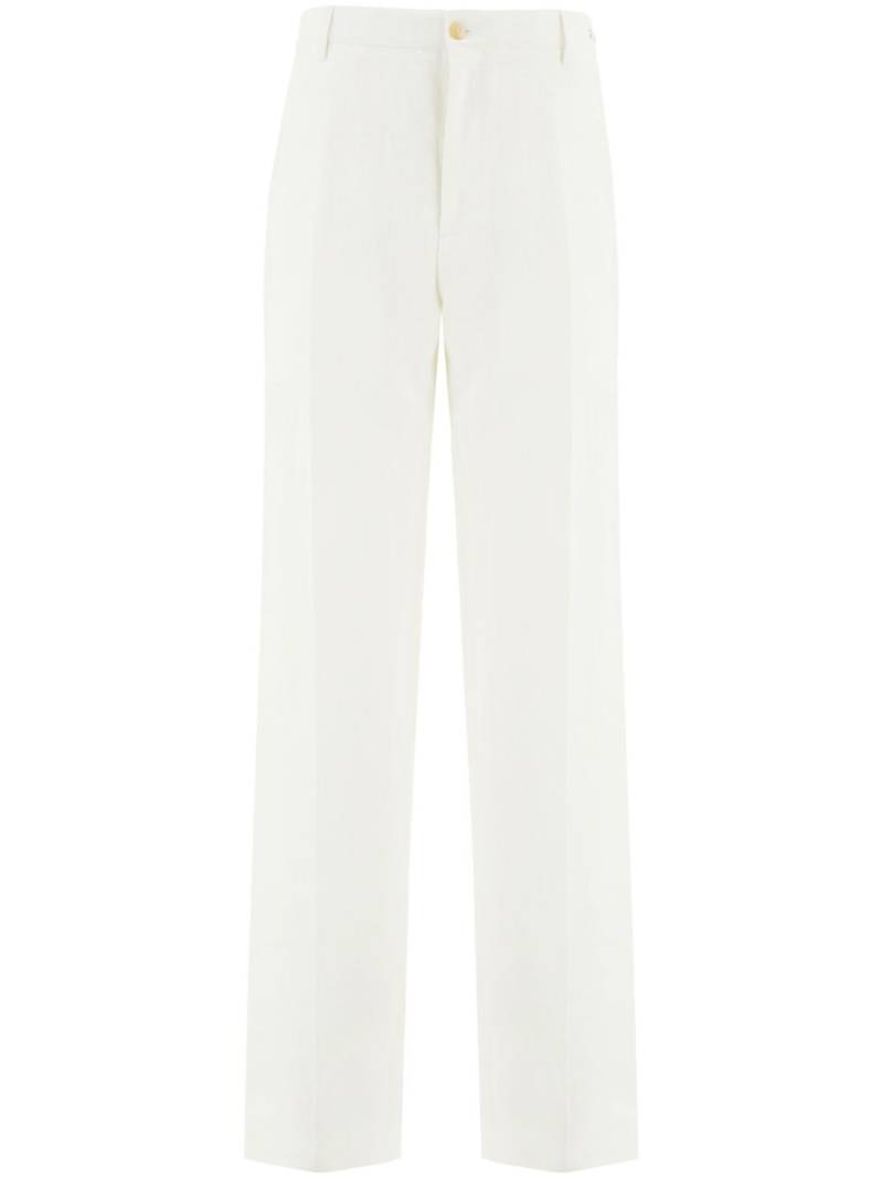 Ferragamo straight-leg tailored trouser - White von Ferragamo