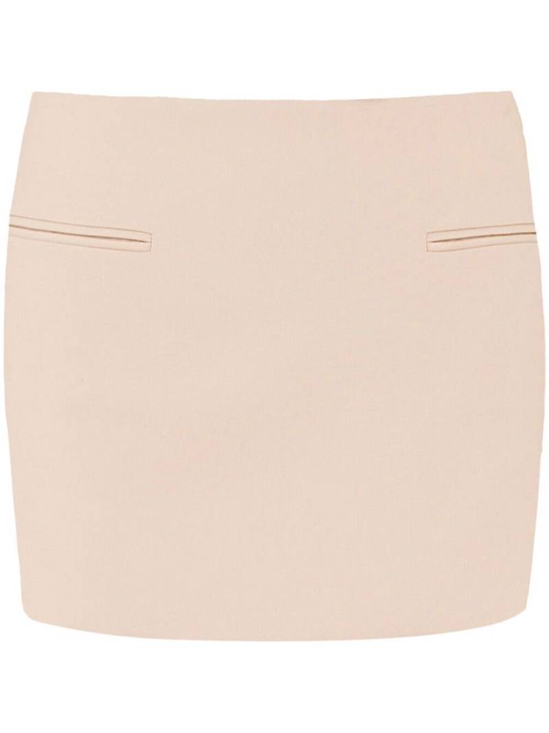 Ferragamo straight mini skirt - Neutrals von Ferragamo