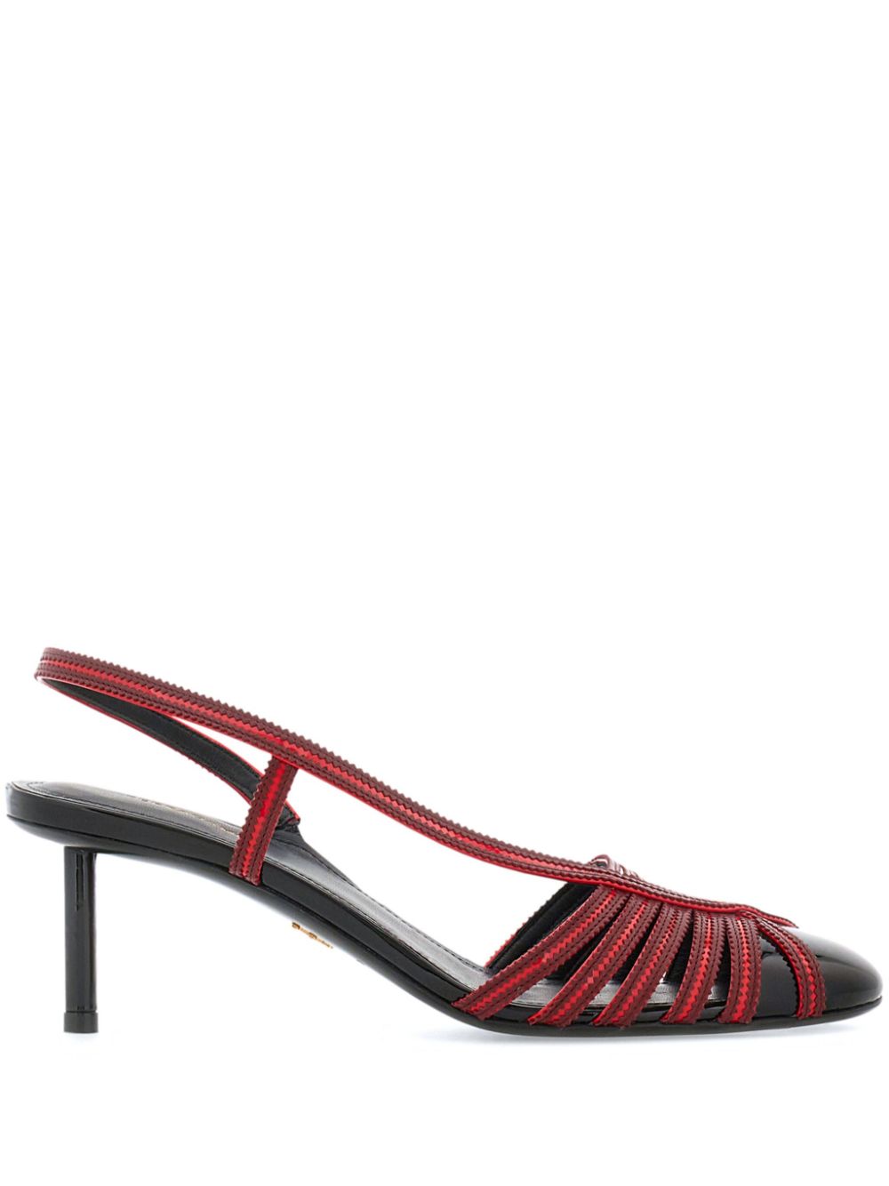 Ferragamo strappy mid pumps - Red von Ferragamo