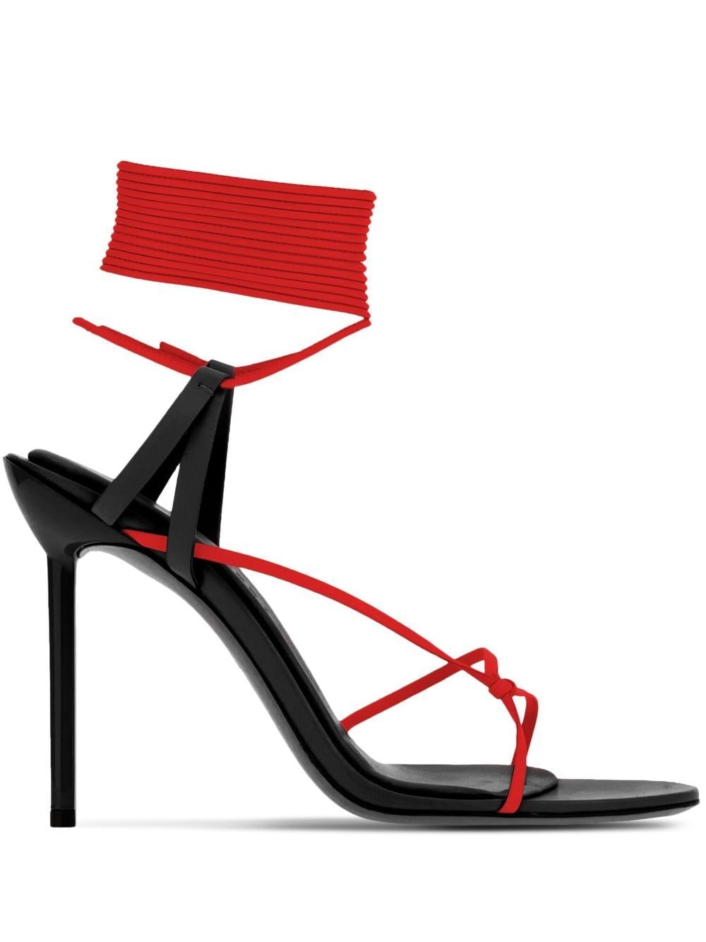Ferragamo strappy stiletto sandals - Black von Ferragamo