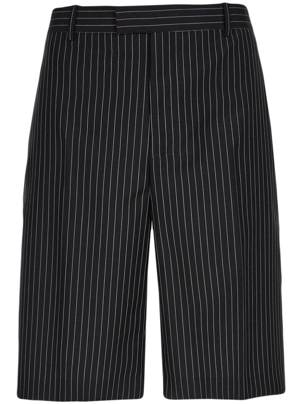 Ferragamo striped tailored bermuda shorts - Black von Ferragamo