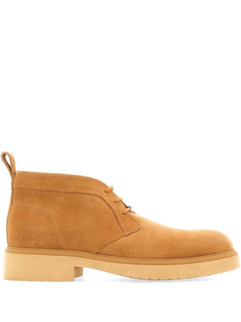 Ferragamo suede ankle boots - Brown von Ferragamo