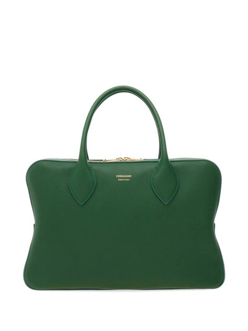 Ferragamo zipped tote bag - Green von Ferragamo