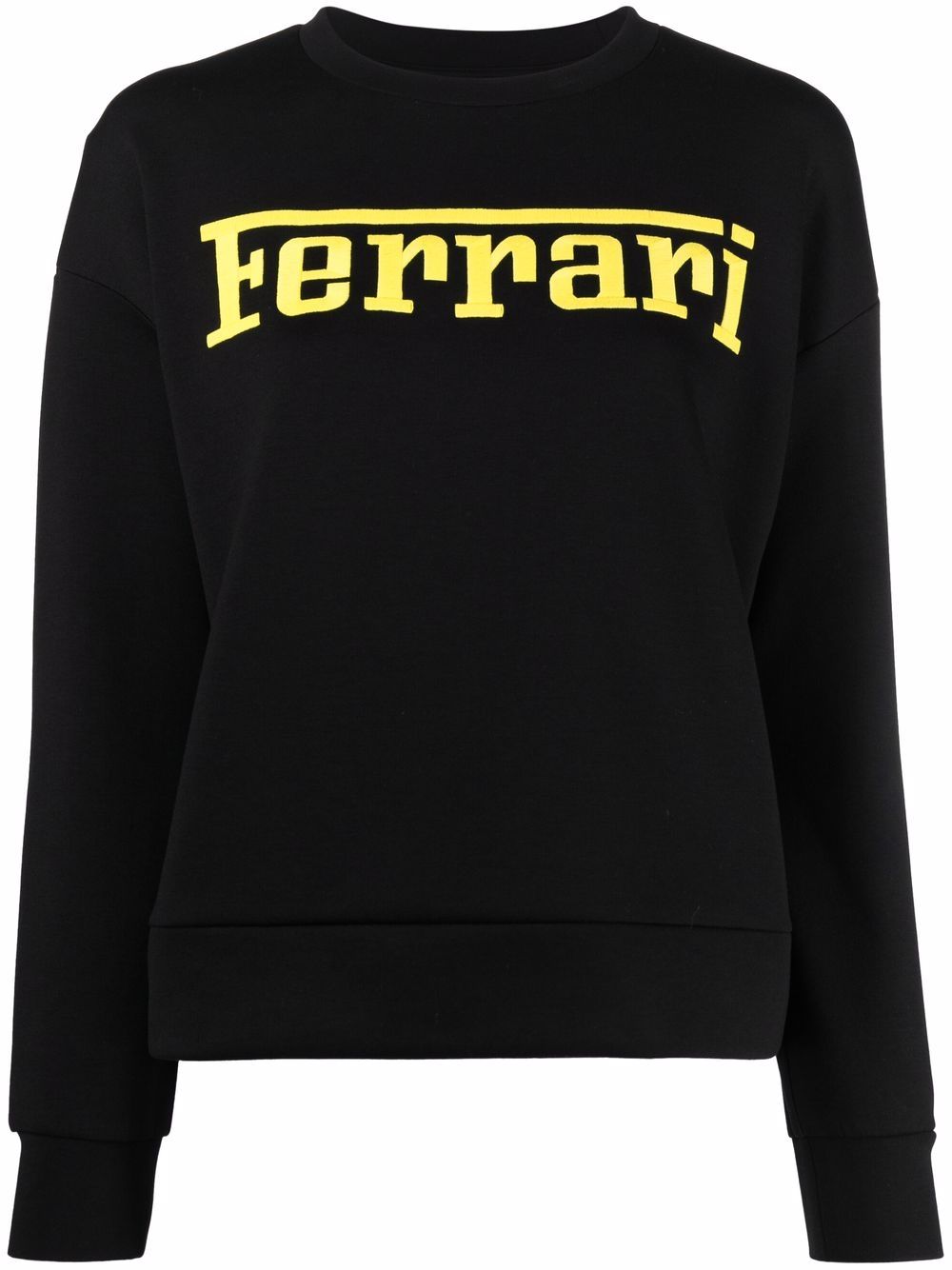 Ferrari embroidered-logo sweatshirt - Black von Ferrari