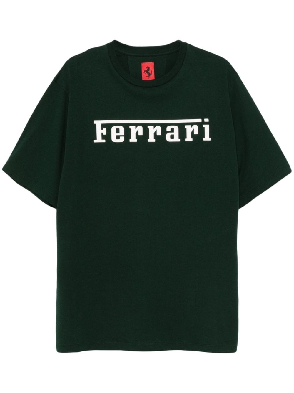 Ferrari logo-print T-shirt - Green von Ferrari