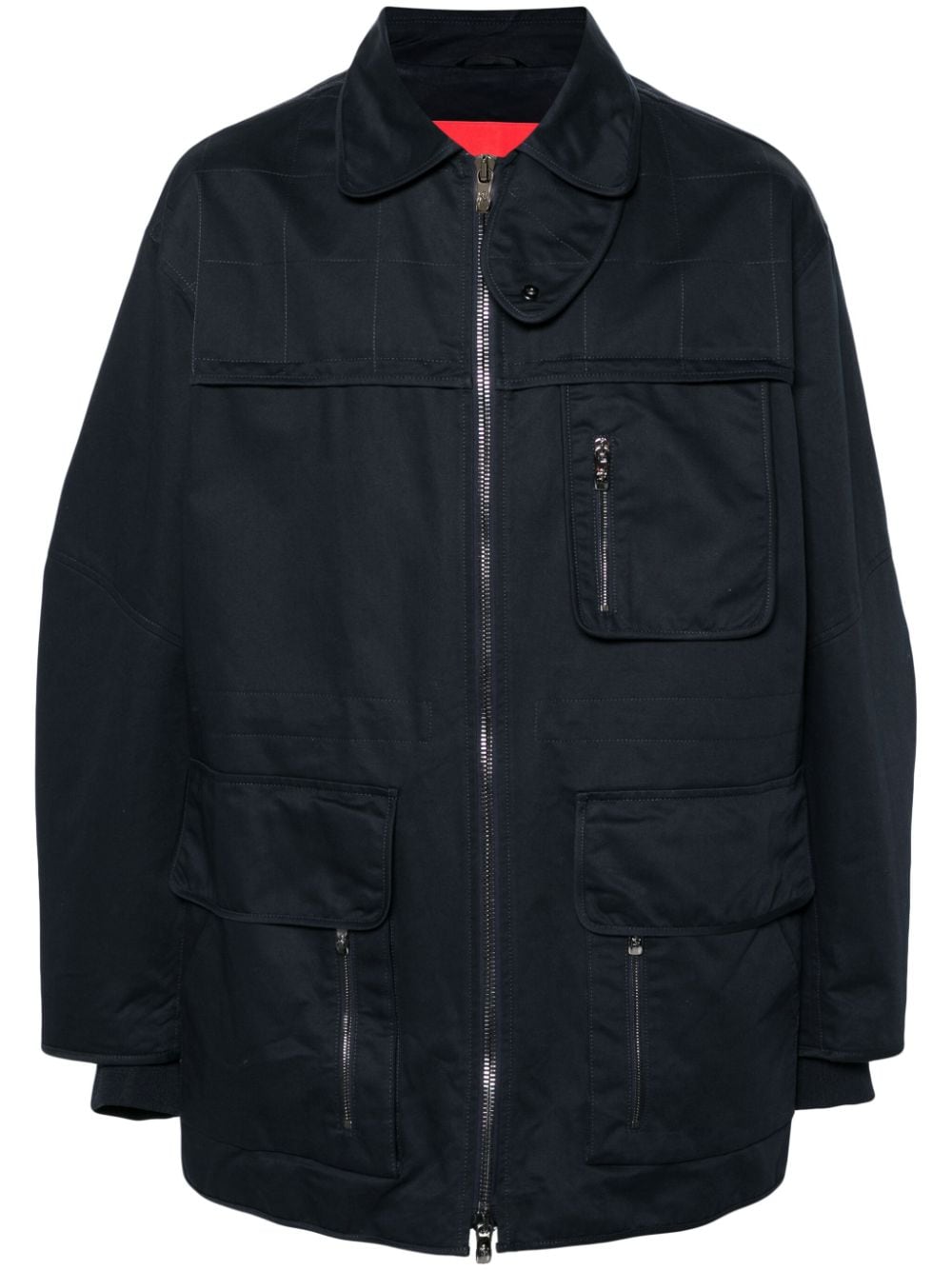 Ferrari quilted cargo coat - Blue von Ferrari