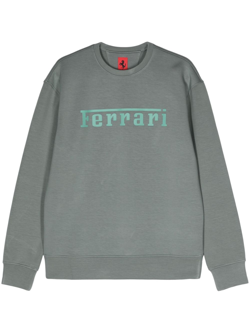 Ferrari raised-logo jersey swetshirt - Grey von Ferrari