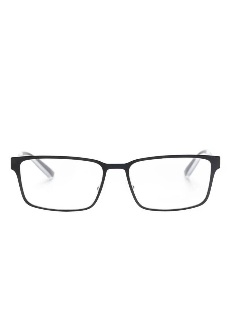 Ferrari rectangle-frame glasses - Black von Ferrari