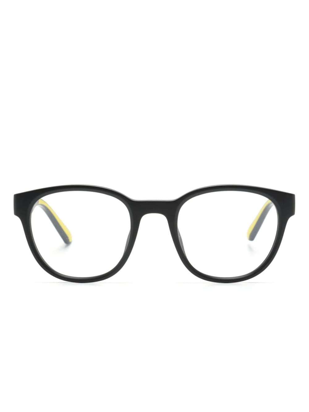 Ferrari square-frame matte glasses - Black von Ferrari