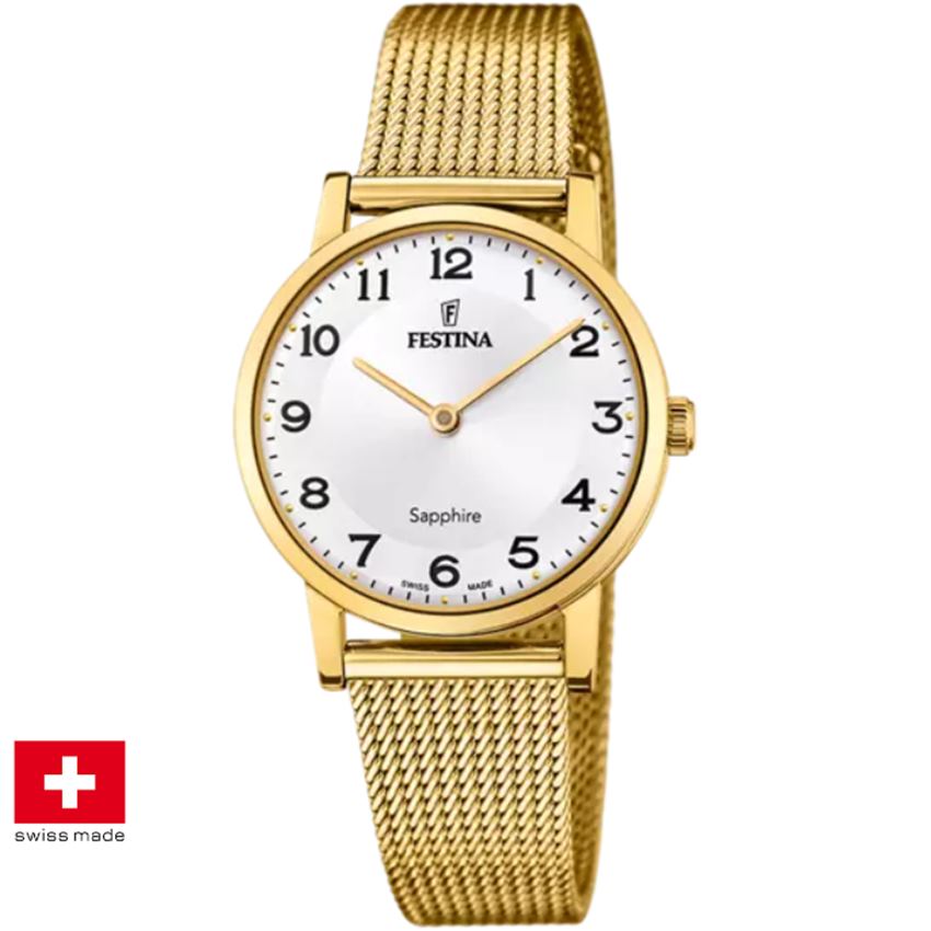 Festina F20023/5 Swiss Made Acero Klassik Damenuhr Festina F20023/5 Swiss Made Acero Klassik Damenuhr von Festina