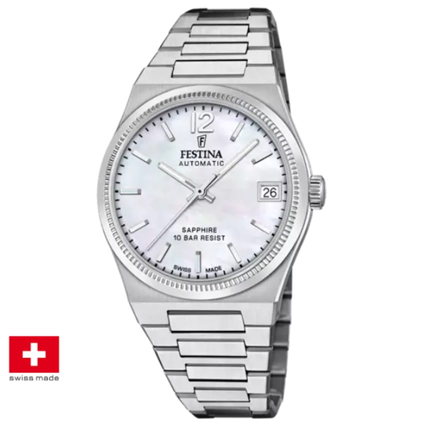 Festina F20029/1 Swiss Made Automatik Damenuhr von Festina