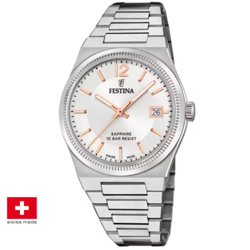 Black Friday Festina F20035/2 Swiss Made Damenuhr von Festina