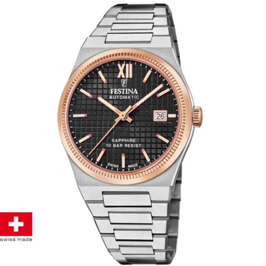 Festina F20036/3 Swiss Made Automatik Herrenuhr von Festina