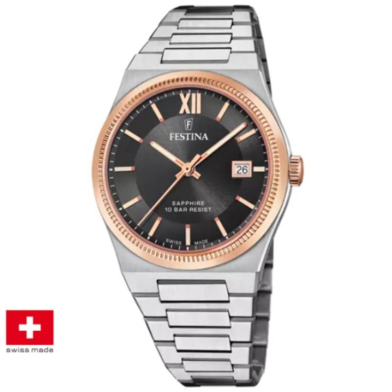 Festina F20036/3 Swiss Made Herrenuhr von Festina