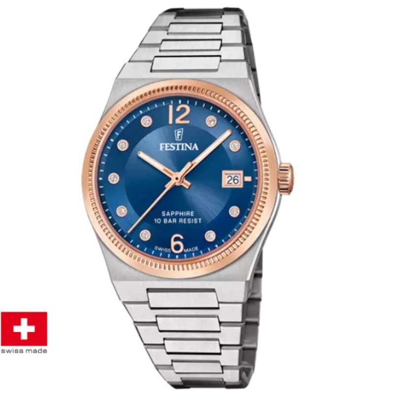 Festina F20037/2 Swiss Made Damenuhr von Festina