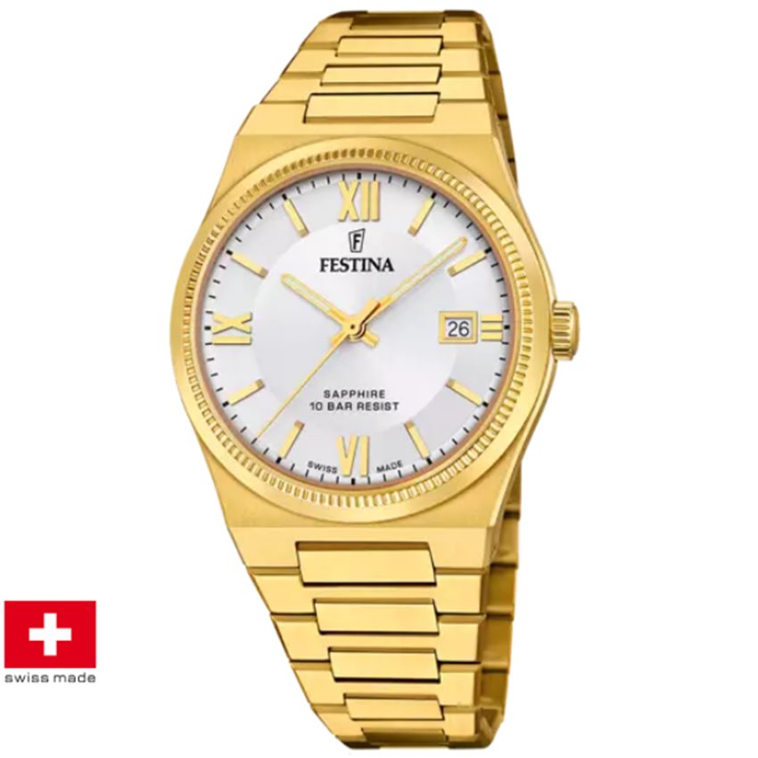 Festina F20038/1 Swiss Made Herrenuhr von Festina