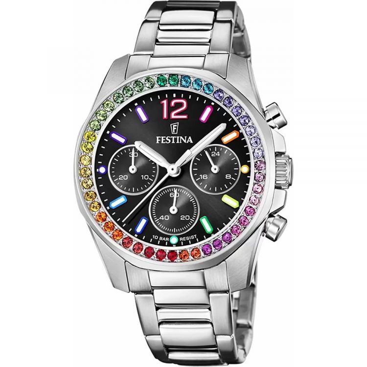 Festina F20606/3 Boyfriend Chrono Damen von Festina