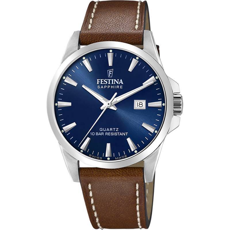 Black Friday Festina Swiss Made F20025/3 Sapphire Blau Herrenuhr von Festina