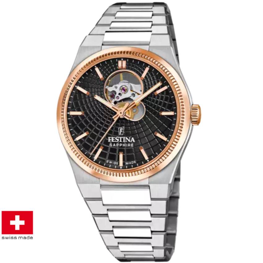 Black Friday Festina Swiss Made F20061/4 Automatik Herrenuhr von Festina