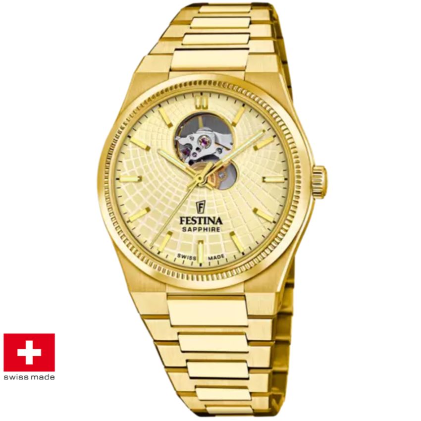 Festina Swiss Made F20062/2 Rive Automatik Herrenuhr von Festina