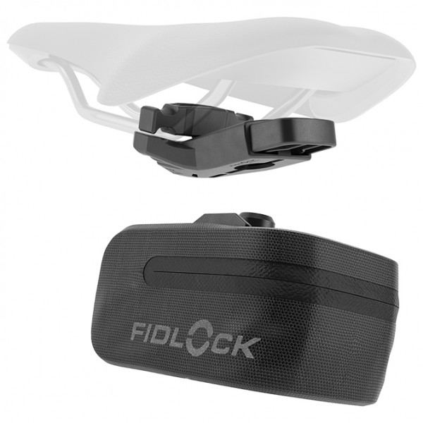 Fidlock - Saddle Bag 400 + Saddle Base - Velotasche Gr 400 ml grau von Fidlock