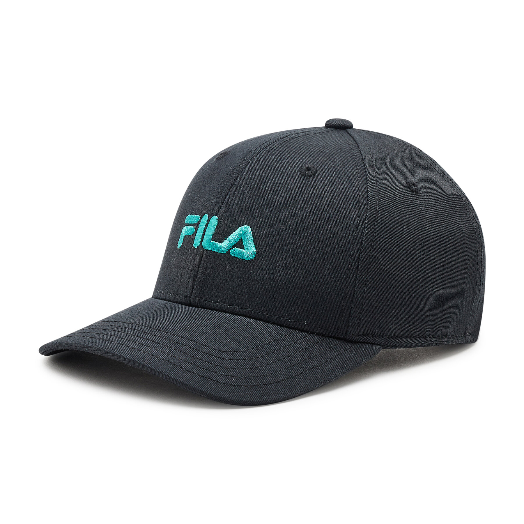 Cap Fila Brasov 6 Panel Cap With Linear Logo Strap Back FCU0019 Schwarz von Fila