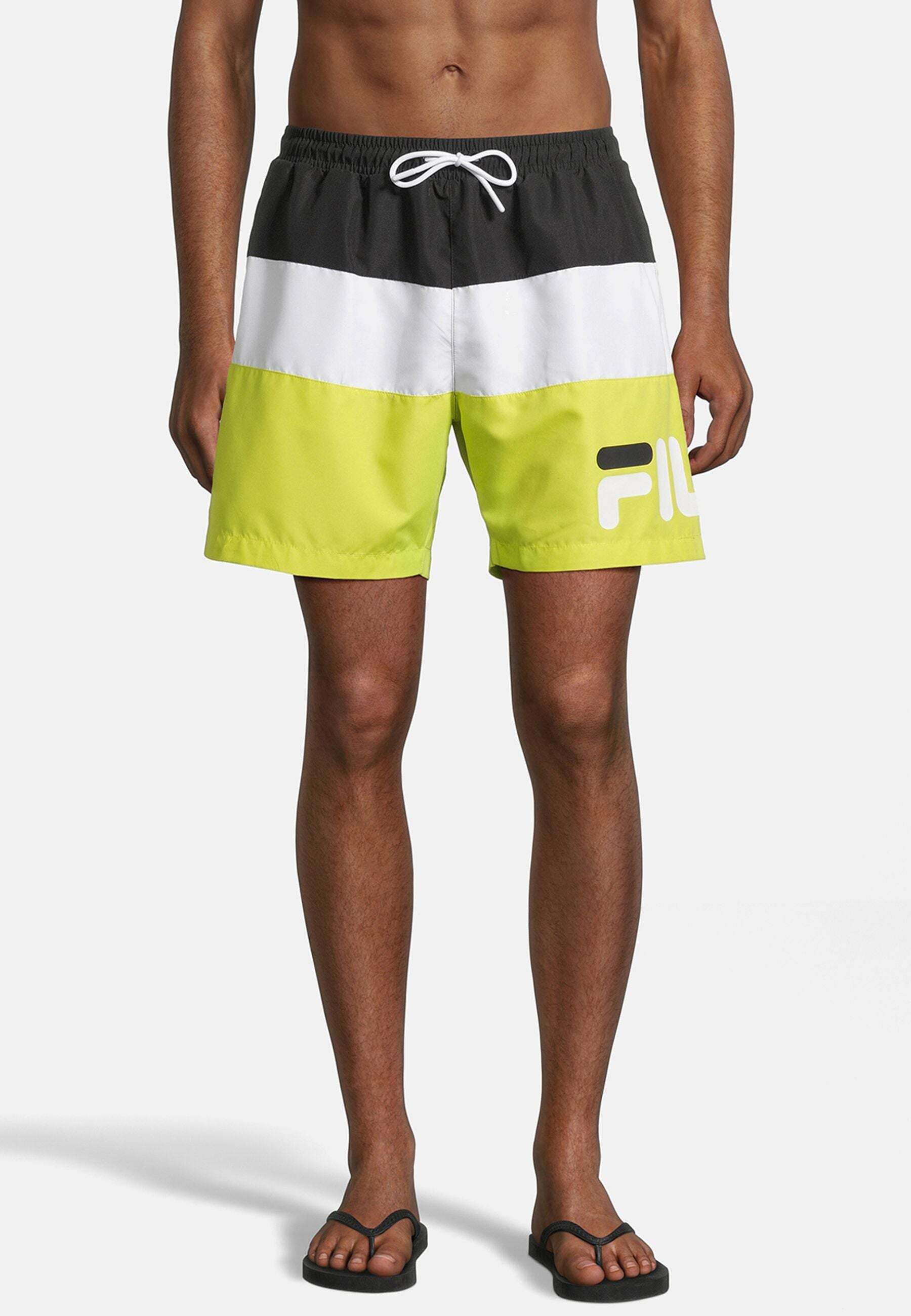 Fila Badehose »FILA Badehosen Simbabwe Blocked Beach Shorts« Fila Badehose »FILA Badehosen Simbabwe Blocked Beach Shorts« von Fila