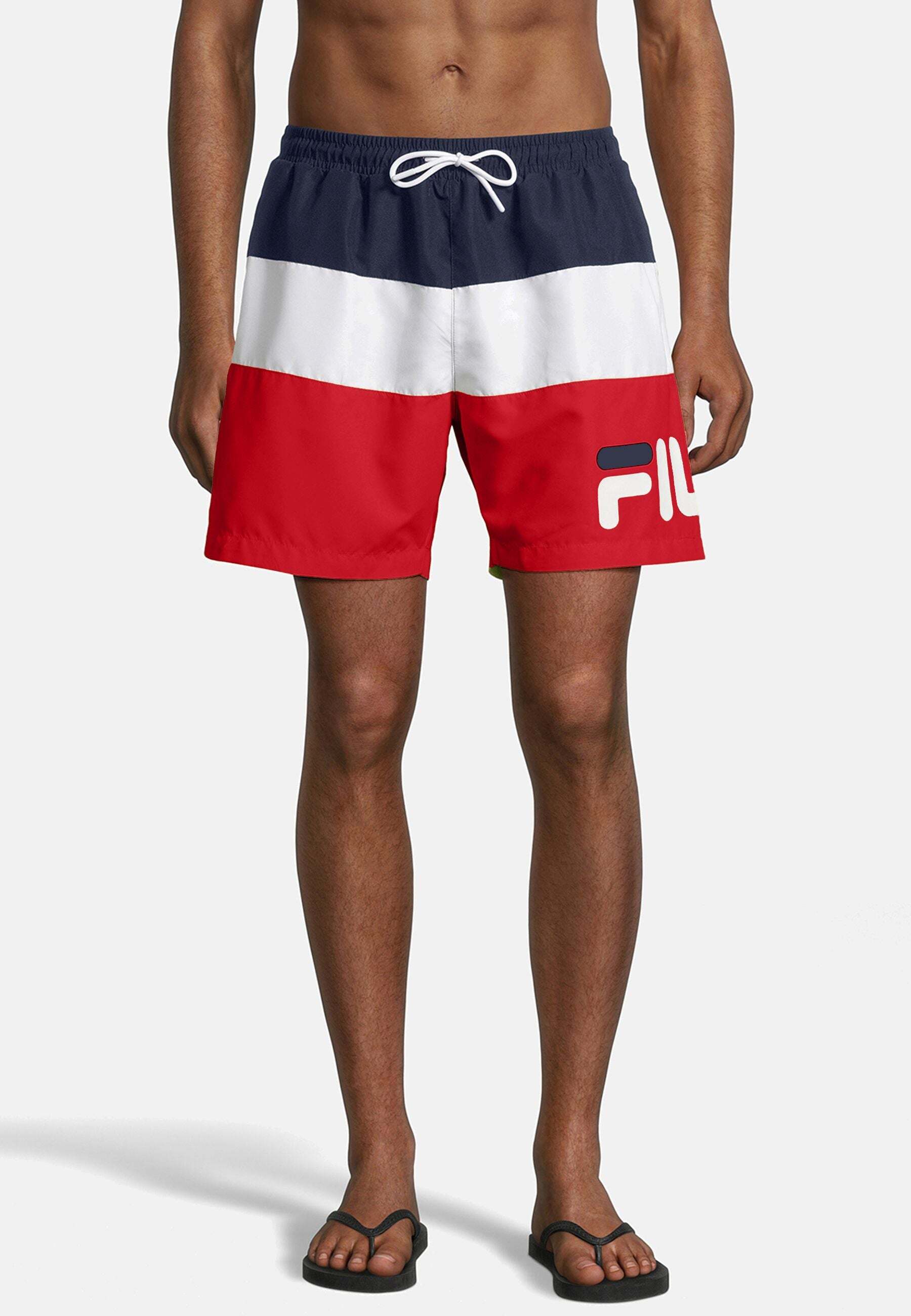 Fila Badehose »FILA Badehosen Simbabwe Blocked Beach Shorts« Fila Badehose »FILA Badehosen Simbabwe Blocked Beach Shorts« von Fila