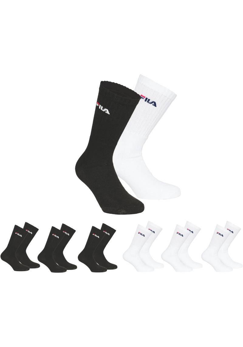 Fila Basicsocken, (6er Pack), mit eingestrickem Logo von Fila