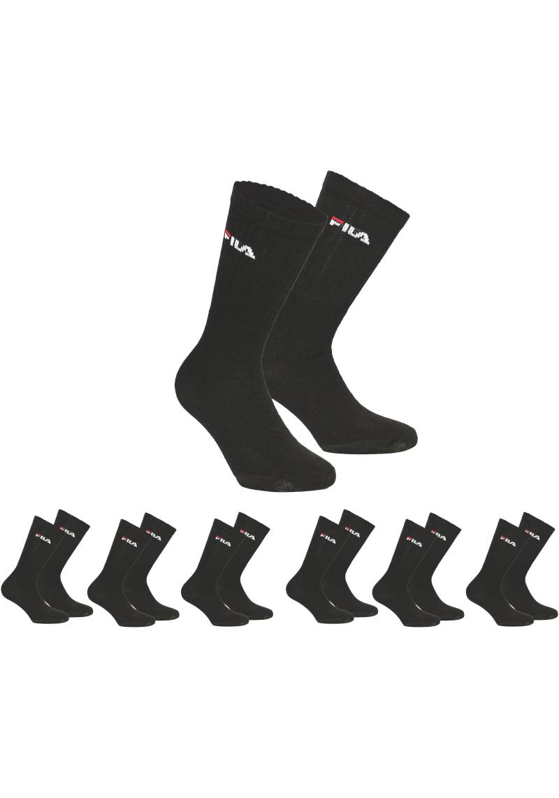 Fila Basicsocken, (6er Pack), mit eingestrickem Logo von Fila