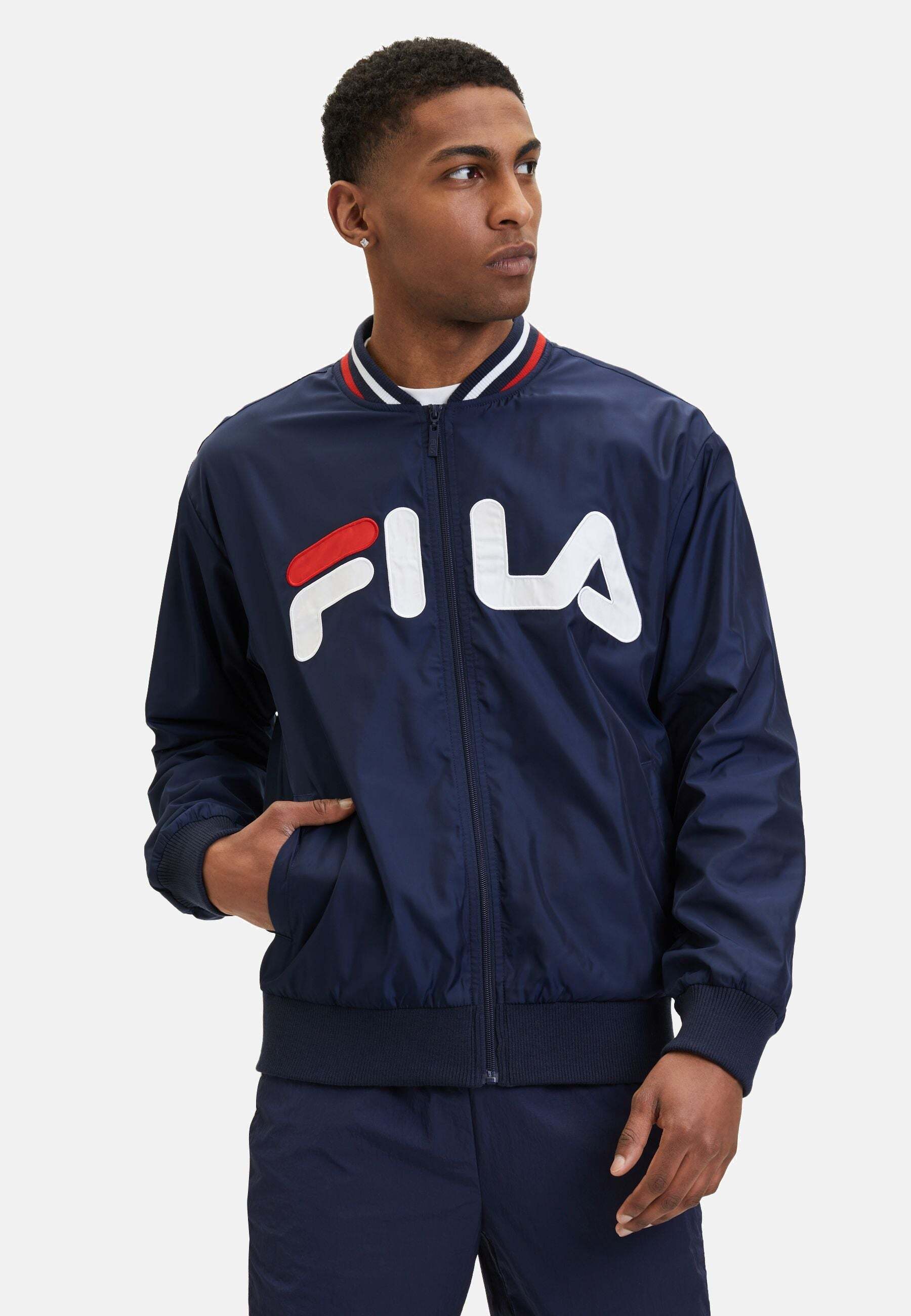 Fila Bomberjacke »FILA Jacken Logrono Logo Bomber Jacket« Fila Bomberjacke »FILA Jacken Logrono Logo Bomber Jacket« von Fila