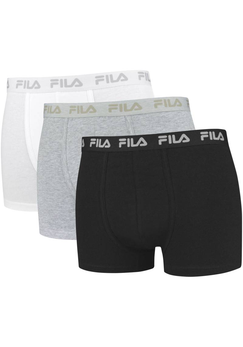 Fila Boxershorts, (3er Pack), mit elastischem Logobund von Fila