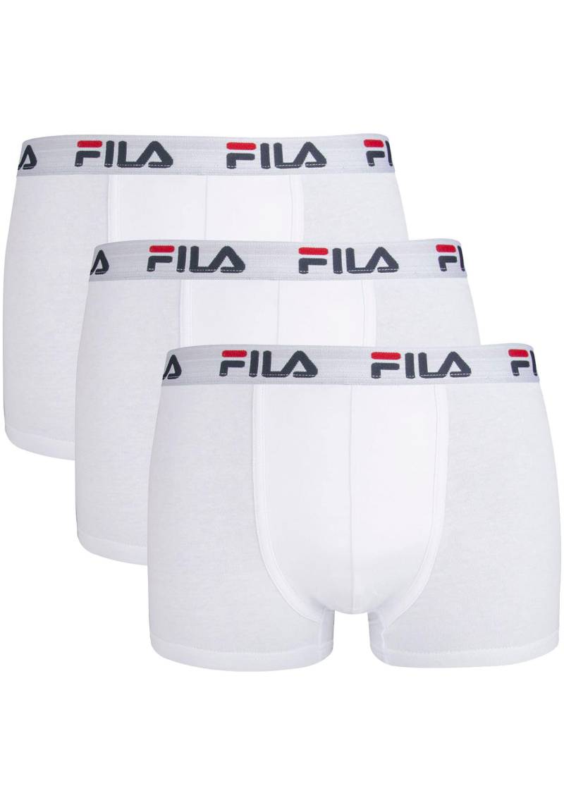 Fila Boxershorts, (Packung, 3 St.), mit elastischem Logobund von Fila