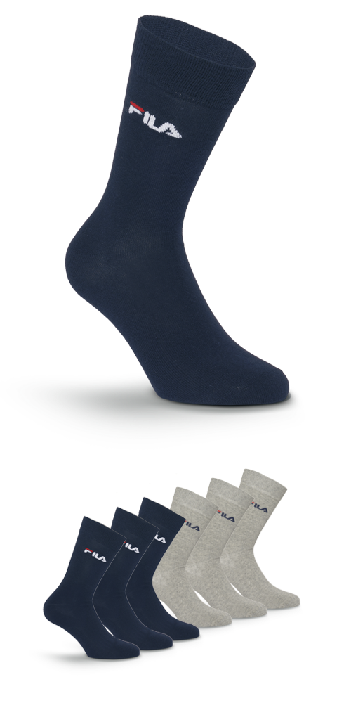 Fila Businesssocken, (6er Pack), mit eingestrickem Logo von Fila