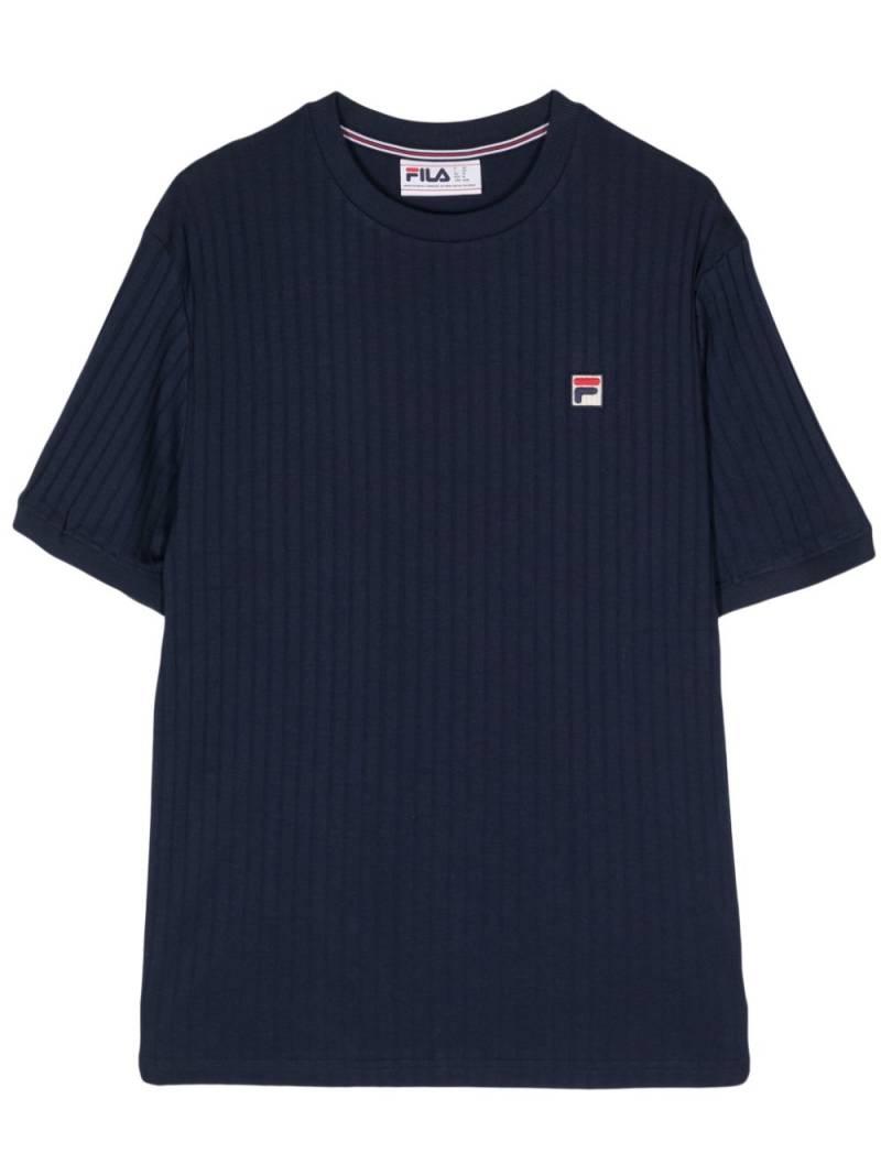 Fila Easton fine-ribbed T-shirt - Blue von Fila