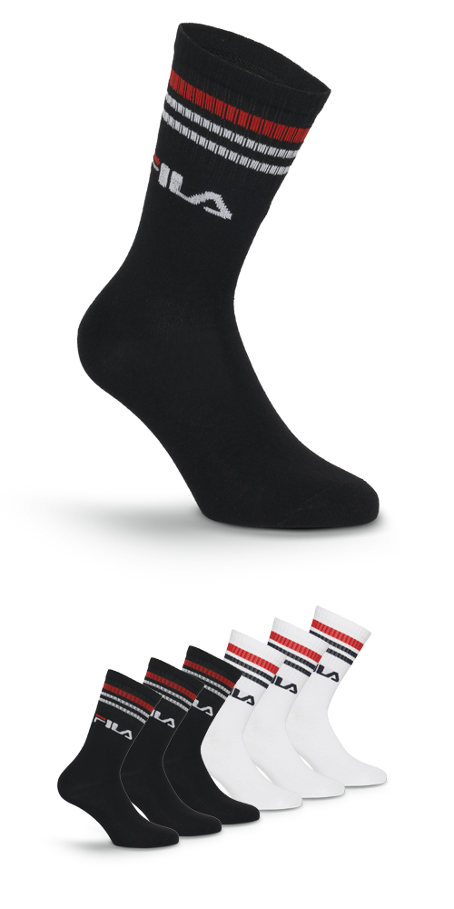 Fila Freizeitsocken, (6er Pack), mit Logo-Schriftzug von Fila