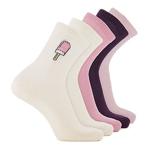 Fila Icecream 5er Pack Kinder Socken 31-34 | 35-38 von Fila