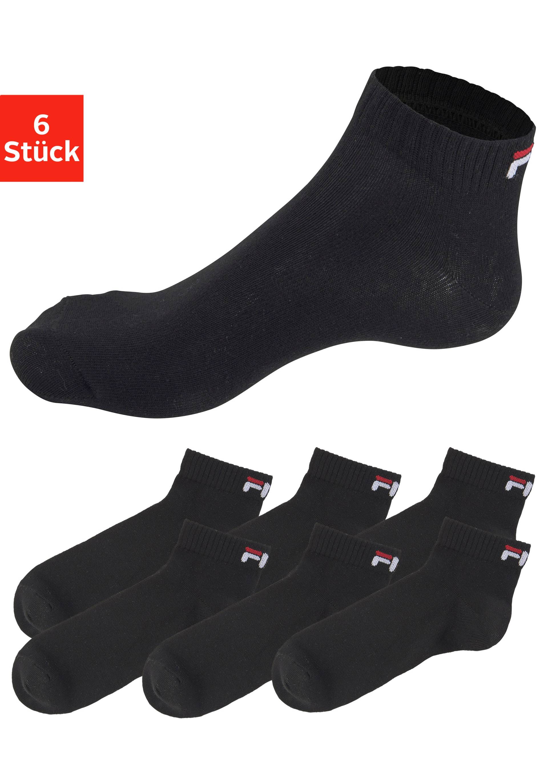 Fila Kurzsocken, (6 Paar), mit eingestricktem Logo von Fila