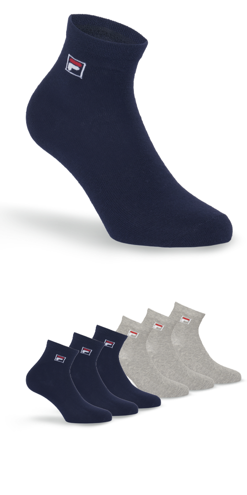 Fila Kurzsocken, (6er Pack), mit Logo-Schriftzug von Fila