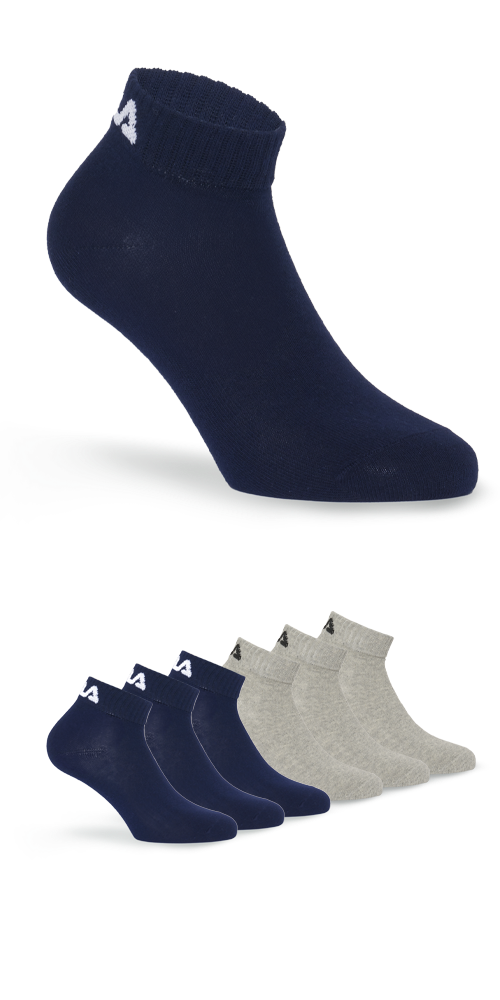 Fila Kurzsocken, (6er Pack), mit eingestricktem Logo von Fila