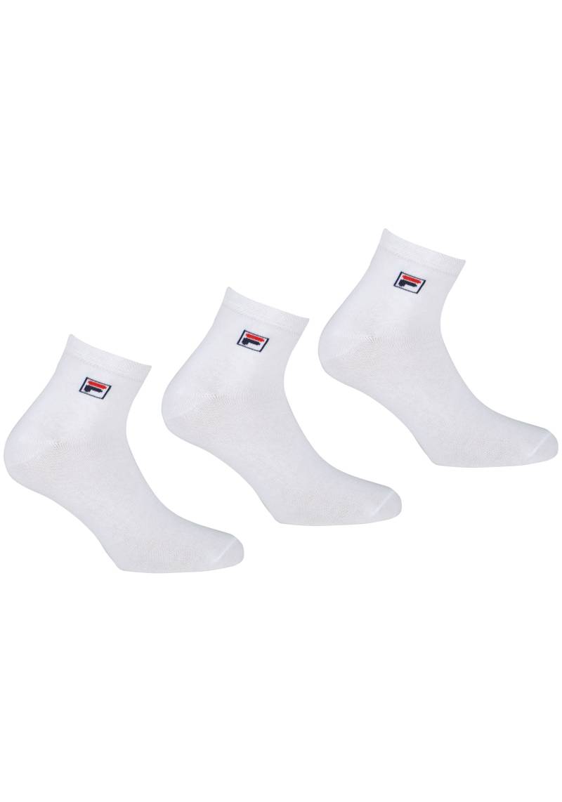 Fila Kurzsocken, (3er Pack), mit eingestrickem Logo von Fila