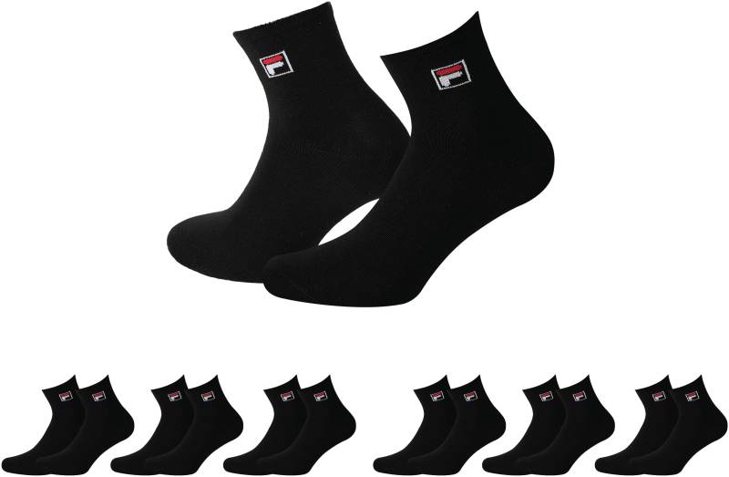 Fila Kurzsocken, (6er Pack), Sneakersocken mit Logo-Stickerei von Fila