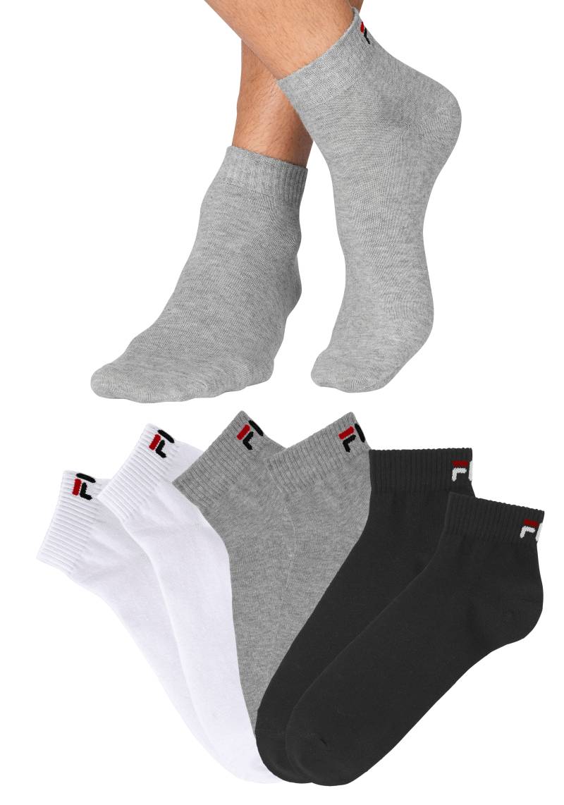 Fila Kurzsocken, (6er Pack), mit eingestricktem Logo von Fila