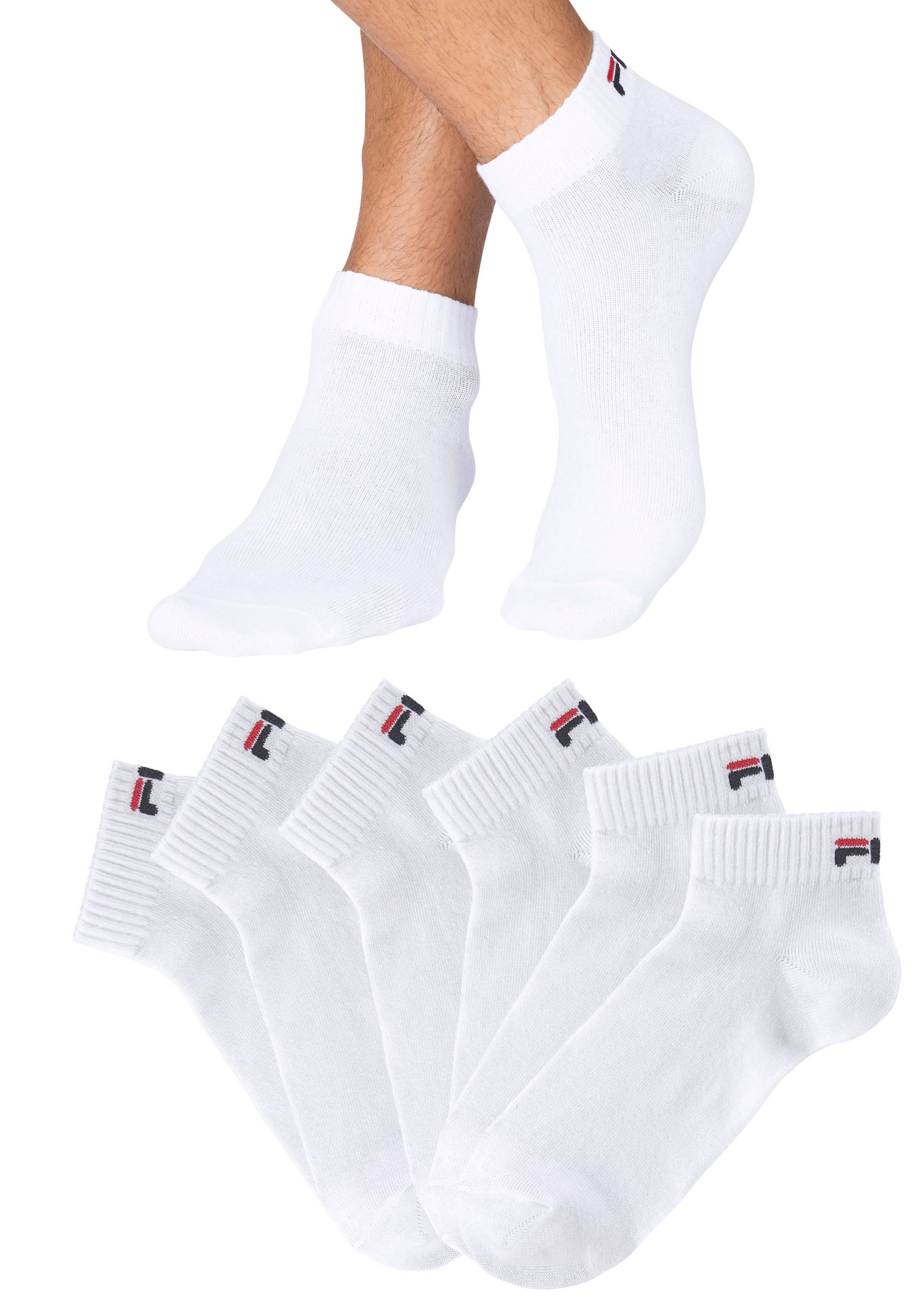 Fila Kurzsocken, (6er Pack), mit eingestricktem Logo von Fila