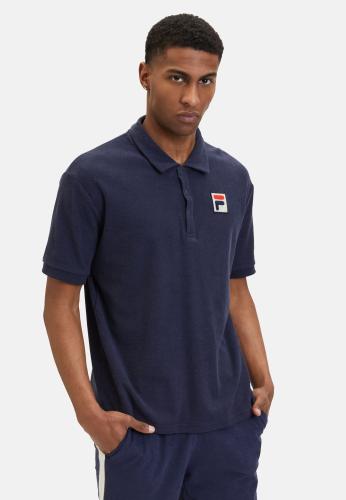 Fila Polos Liverpool Towelling Polo Shirt - schwarz (Grösse: L) von Fila