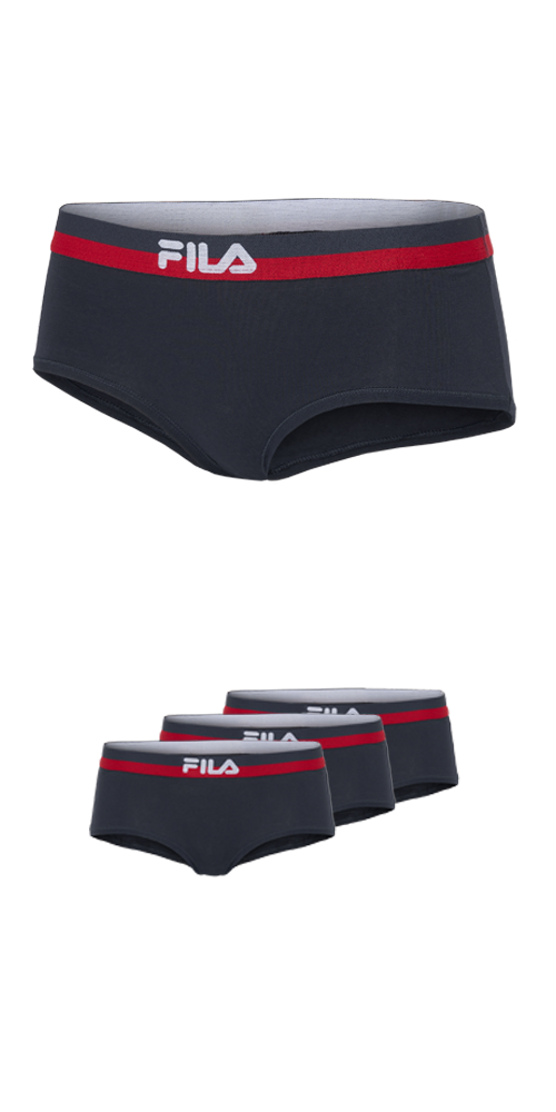 Fila Slip, (3er Pack), mit elastischem Logobund, Woman Culotte von Fila