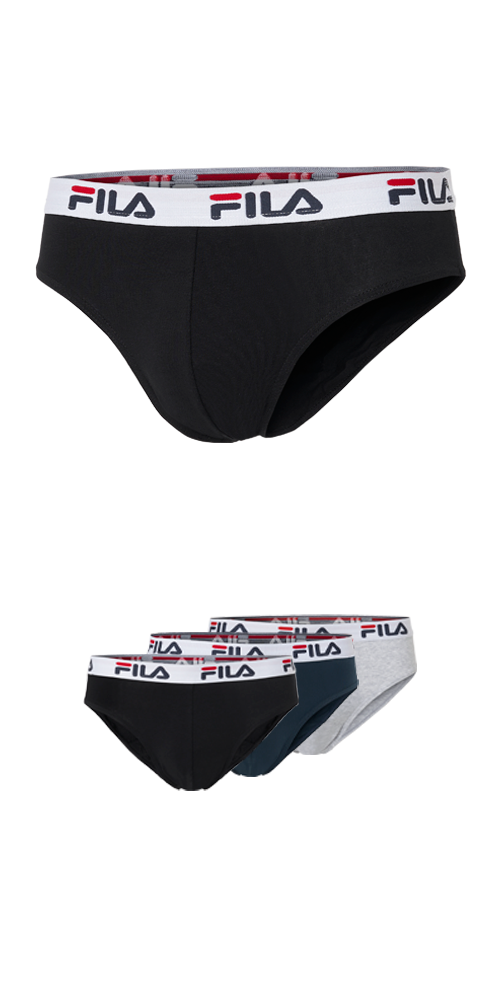 Fila Slip, (3er Pack), mit elastischem Logobund von Fila