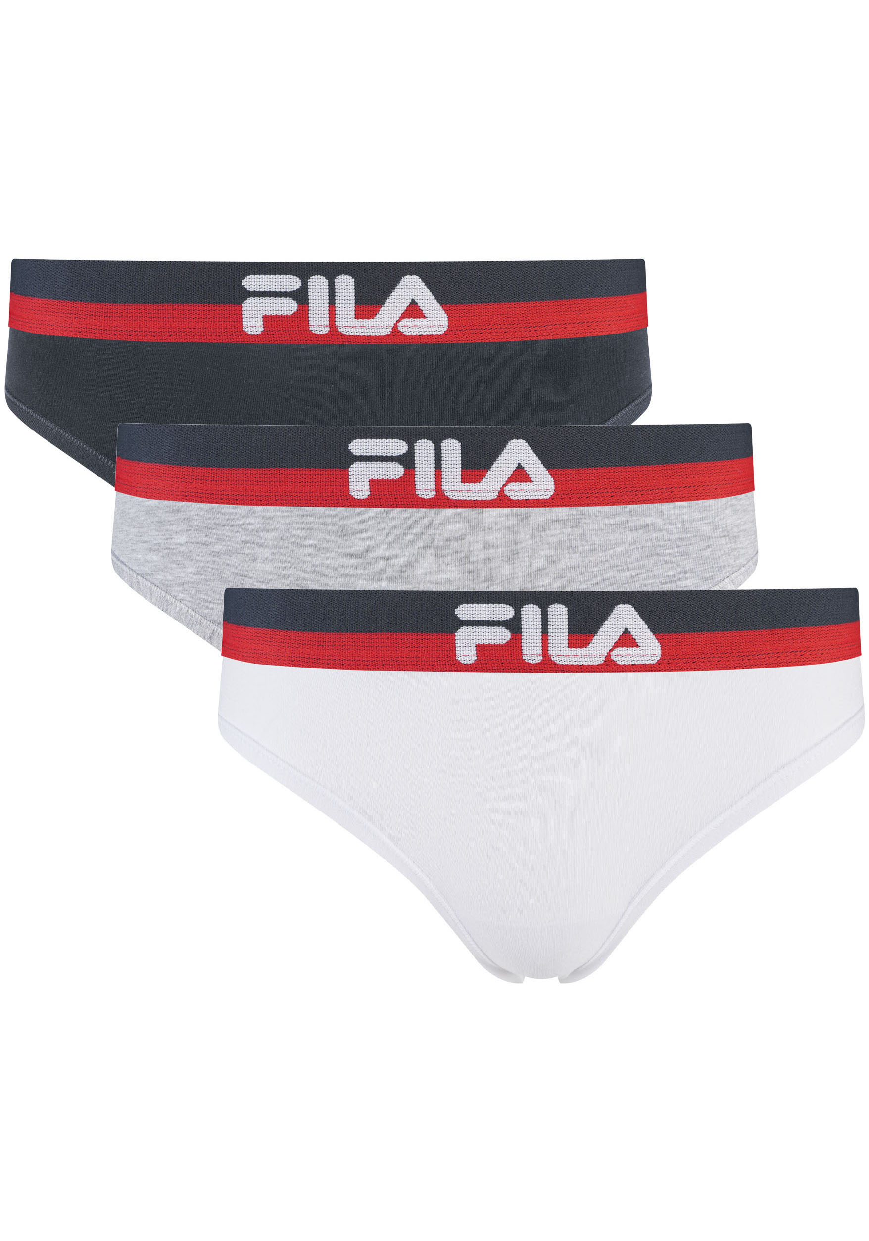 Fila Slip, (Packung, 3 St.), mit elastischem Logobund, Woman Culotte von Fila